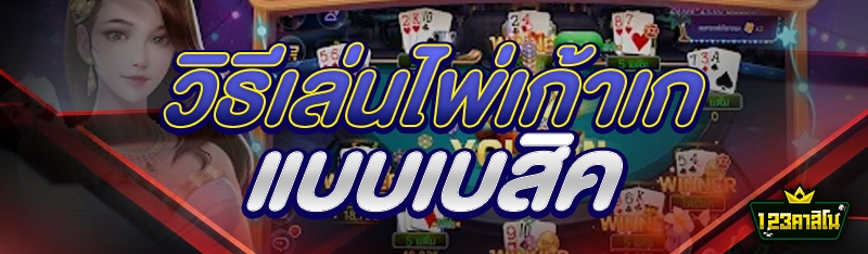 วิธีเล่นไพ่เก้าเกแบบเบสิค